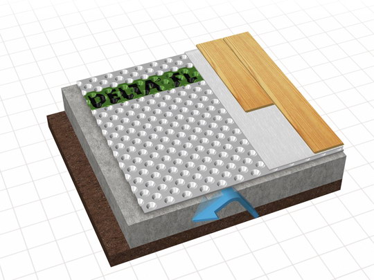 DELTA®-FL – El sistema de suelo clido y seco